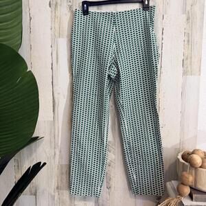 A New Day Green Geometric Print Pants